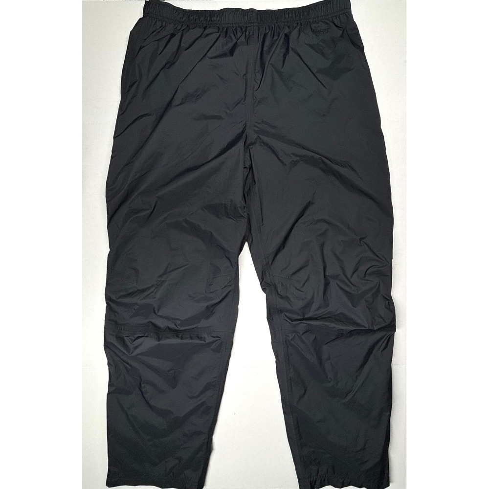VTG LL Bean Gore-Tex Rain Pants Mens XXL Tall Black Waterproof Shell Hiking EUC